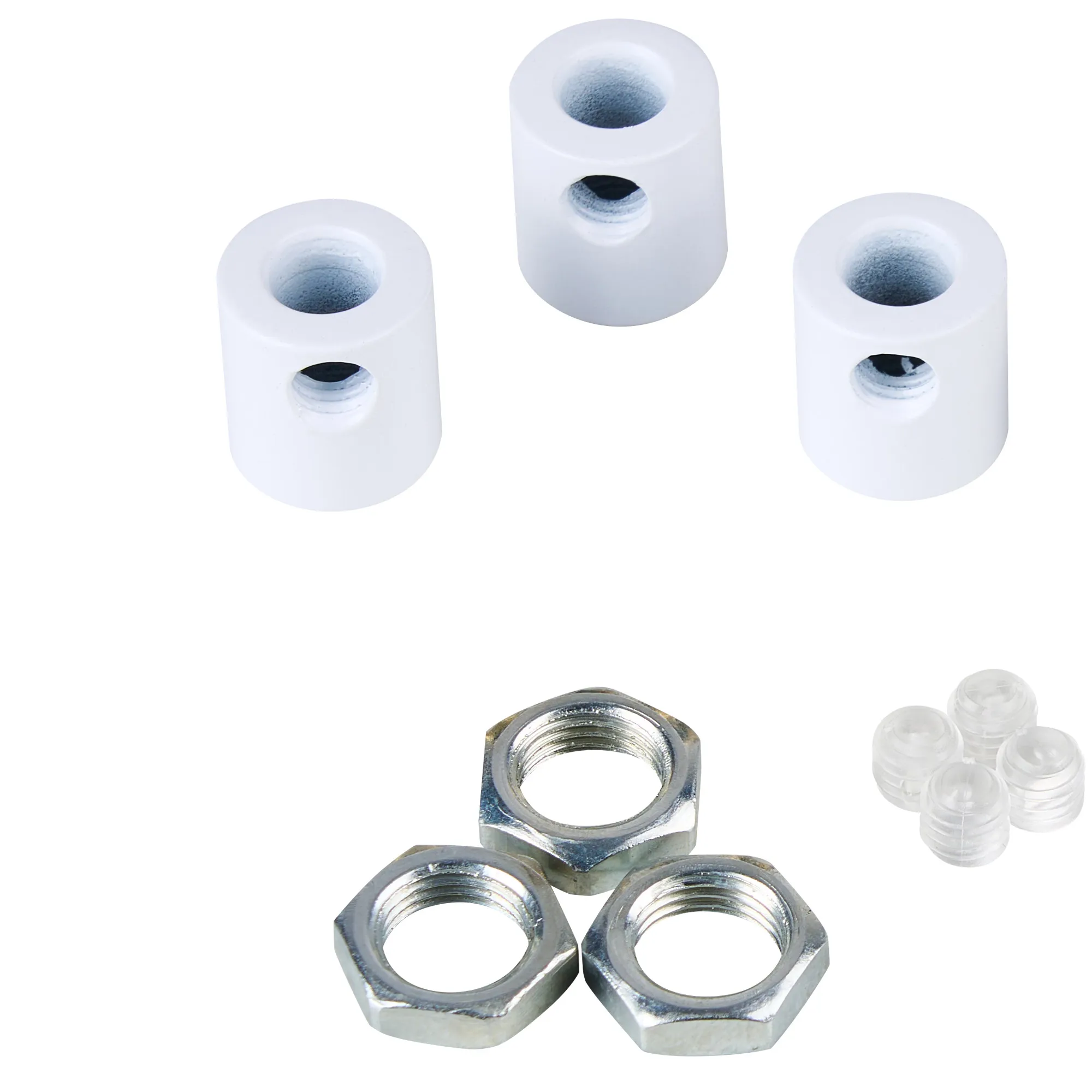 Hayes Metal Cable Grip Kit (3pcs) Matt White D0891  Deco Hayes Accessories